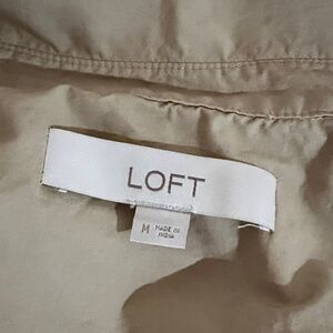 LOFT Beige Tan Womens Blouse Top